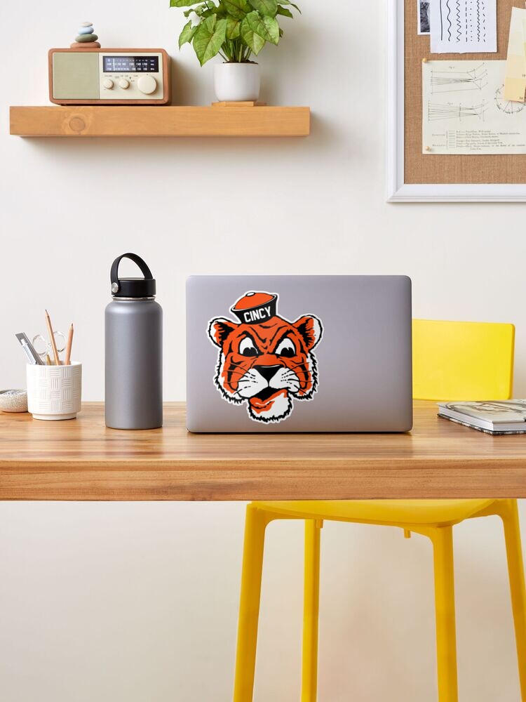 Retro Sailor Cincy Bengal Sticker for Sale by 23odz