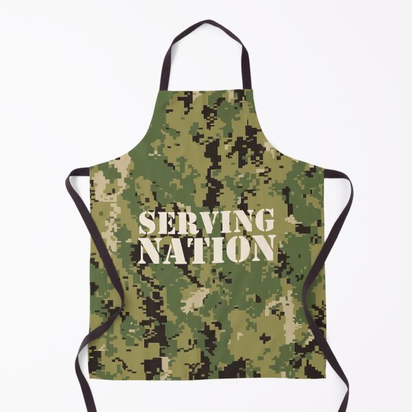 Item preview, NWU type III AOR-2, digital camouflage pattern swatch. US. Marines, US.navy - text: SERVING NATION typographic designed and sold by NineJuly.