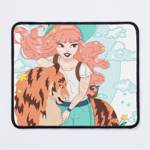 Item preview, Girl and tiger (illustration) designed and sold by XoXy24.