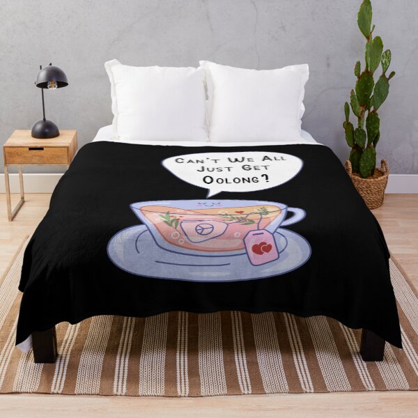 Item preview, Can't We All Just Get Oolong (Along) Tea Pun designed and sold by sunburstdesigns.