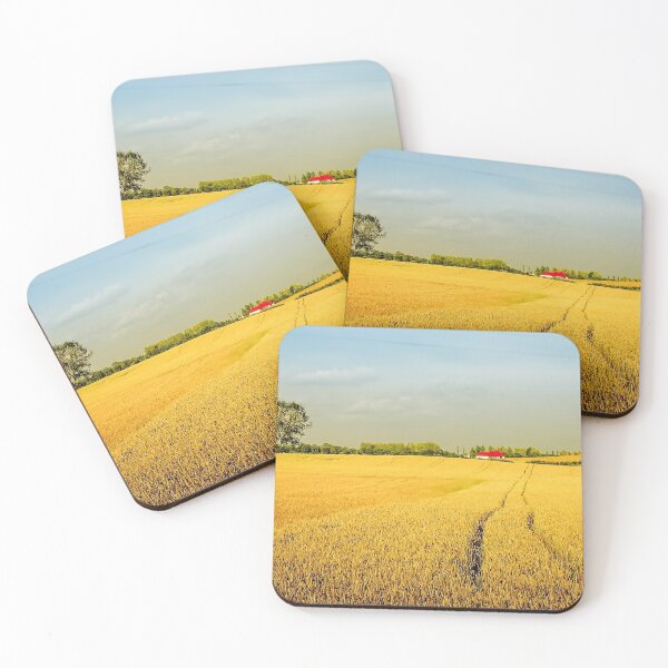Item preview, Mustard fields Polish village harvest designed and sold by Monika Howarth.
