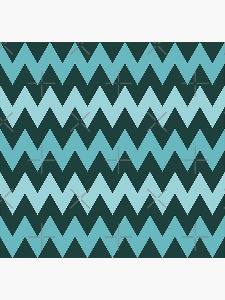 "Blue zig zag" Poster for Sale by Hic21 Redbubble