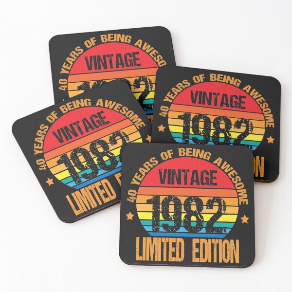 Item preview, Vintage 1982 Limited Edition, 40 Years Of Being Awesome designed and sold by Firdaous-Shop.