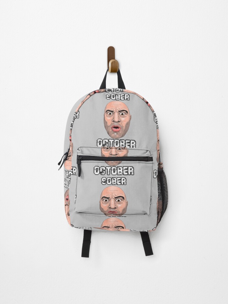 Thumbnail 1 of 3, Backpack, Joe Rogan Sober October Design designed and sold by Meme-Tees-.