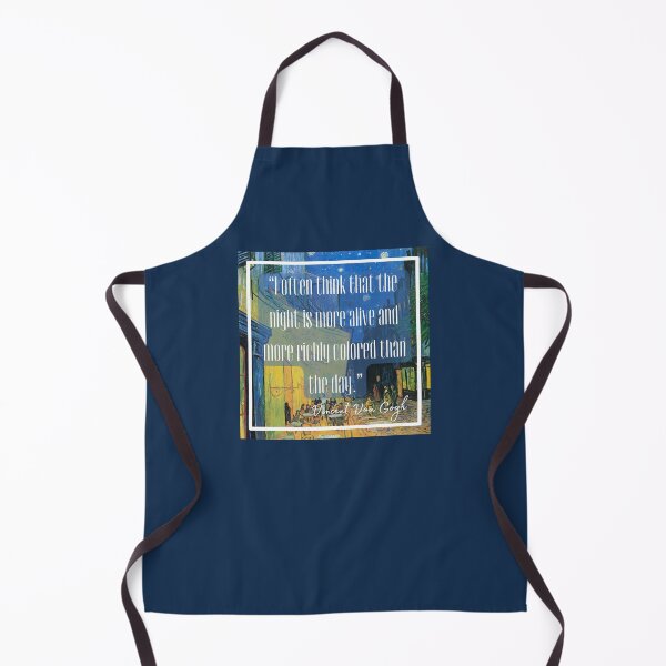 Item preview, Vincent Van Gogh Quote - Night is more alive Vinspiration designed and sold by superbling.