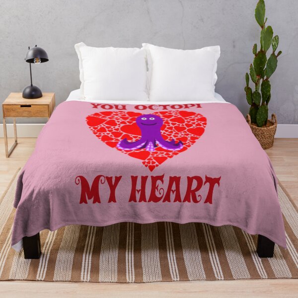 Item preview, You Octopi My Heart Happy Valentine's Day Octopus in Valentine Heart designed and sold by KeysTreasures.