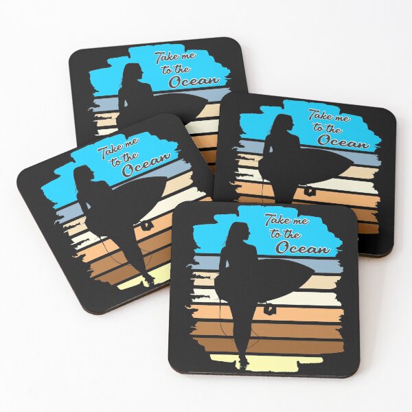 Item preview, Take me to the ocean - a vector image with a text phrase. designed and sold by bluehatgraphics.