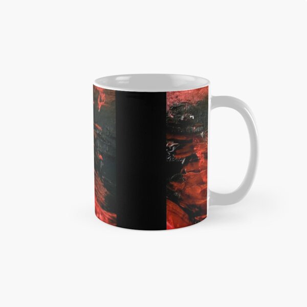 Item preview, Red and Black Acrylic Paint Abstract designed and sold by Heichou1225.