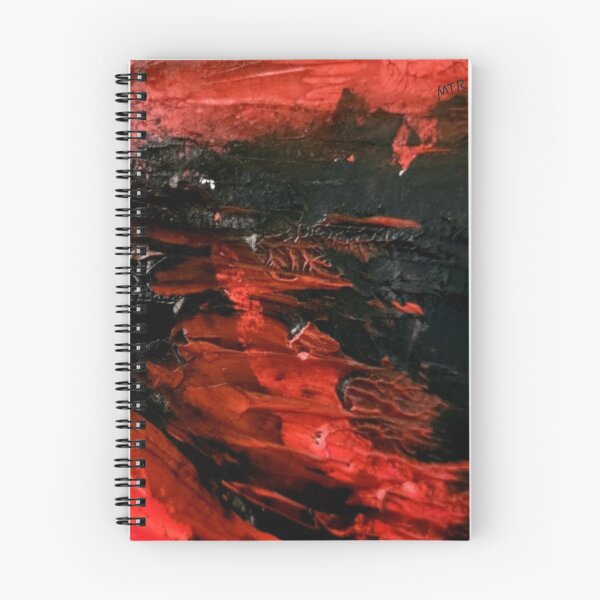 Item preview, Red and Black Acrylic Paint Abstract designed and sold by Heichou1225.