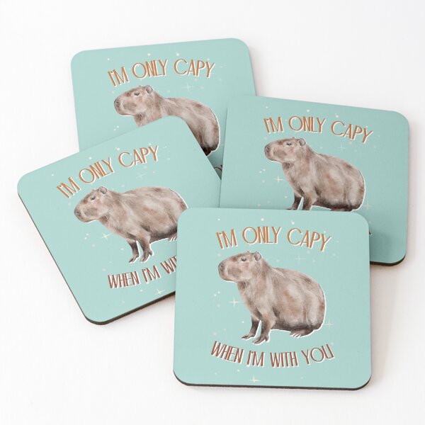 Item preview, Capybara Valentines  designed and sold by foramelie.