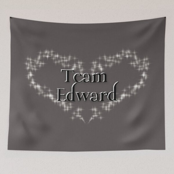Item preview, Team Edward Sparkle Glitter Heart designed and sold by dealchica.