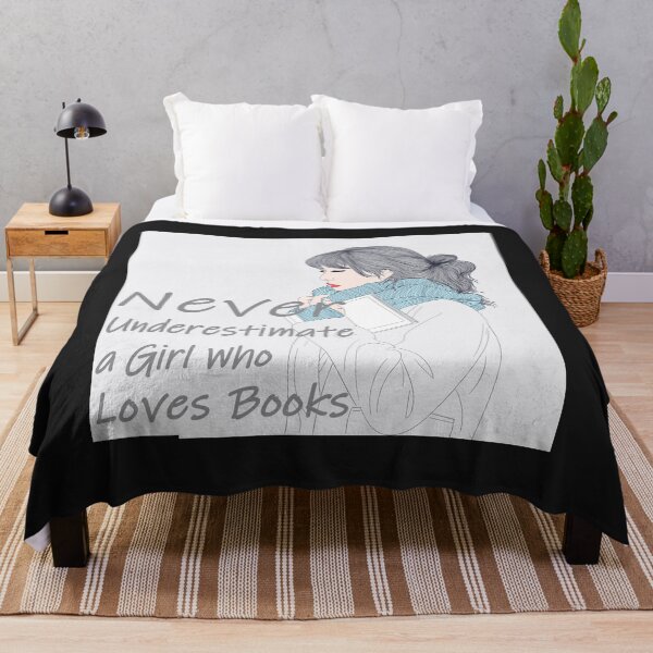 Item preview, never underestimate a girl who loves books designed and sold by xghambo.
