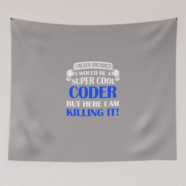 Item preview,  Be A Super Cool Coder  designed and sold by AlwaysAwesome.