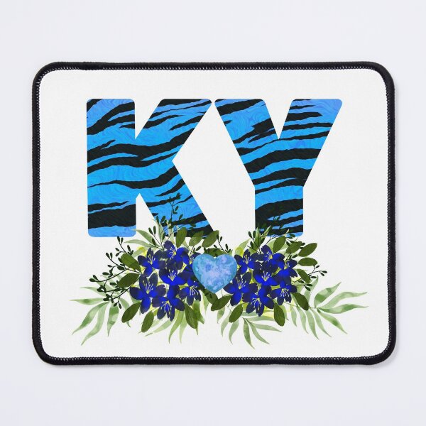 Item preview, K Y Kentucky Floral art Design with Animal Print designed and sold by OByD.