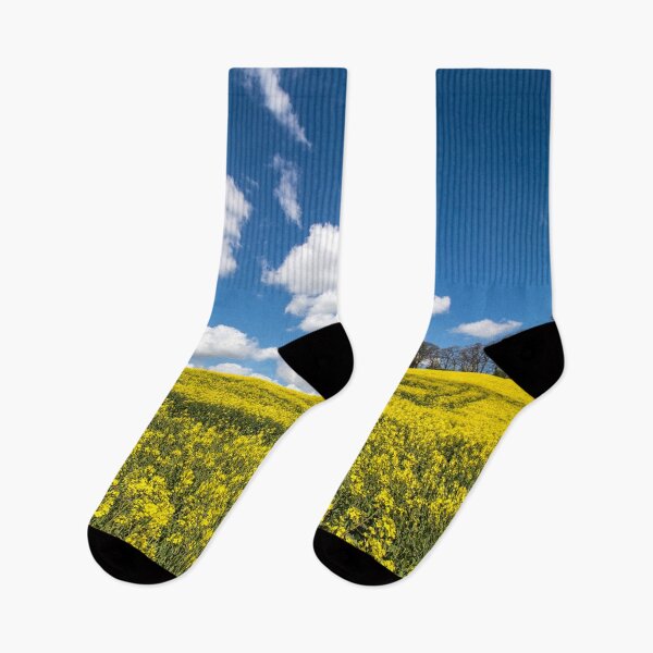Item preview, Rapeseed field sky Polish landscape designed and sold by Monika Howarth.