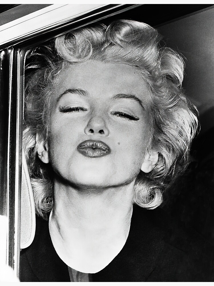 "Marilyn Monroe, Black and White, Vintage Art" Poster for Sale by