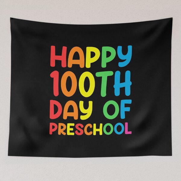 Item preview, Happy 100th Day of Preschool: Funny Gift Idea for Preschool Teachers and Students designed and sold by Shopnetro.