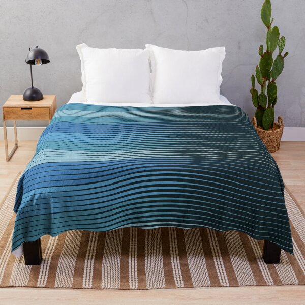 Item preview, Blue colored wavy stripes designed and sold by EngineerGoC.