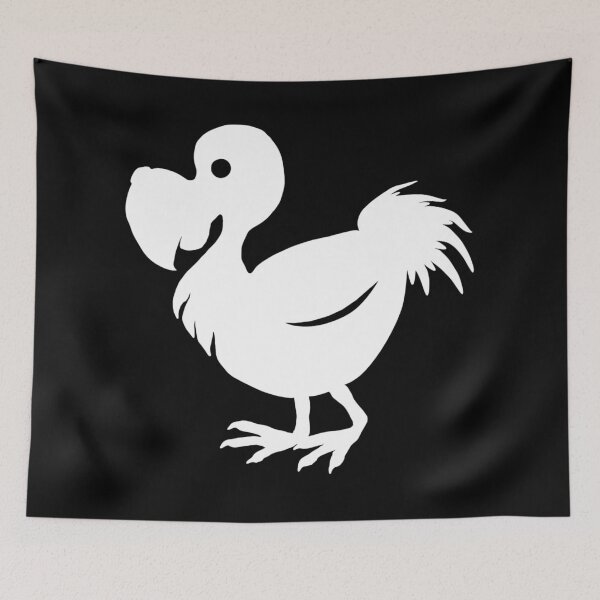 Item preview, Dodo silhouette, aves, extinct, beautiful gift ideas boys, birds for men designed and sold by Kirei-Lily.