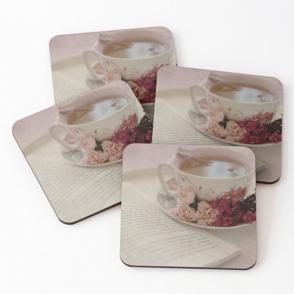 Artikelvorschau, florale Teetasse entworfen und verkauft von pinkdrinksoul.