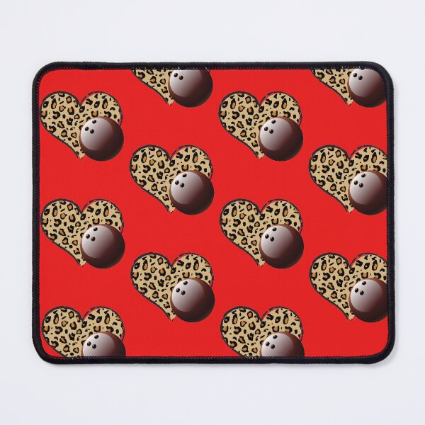 Item preview, Funny Bowling Love Leopard Heart Design For Bowling Lovers ,Cool Sport Valentine's Day Outfit designed and sold by pedrored369.