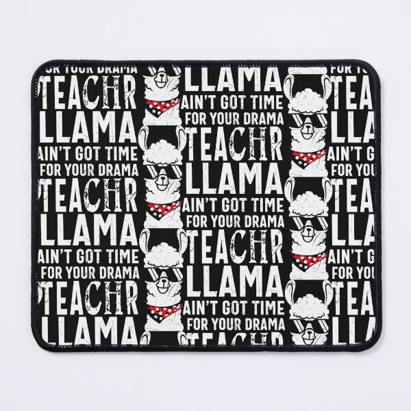 Item preview, Funny 100 Days Of School Quote Teacher Llama Ain't Got Time For Your Drama designed and sold by Theparticular.