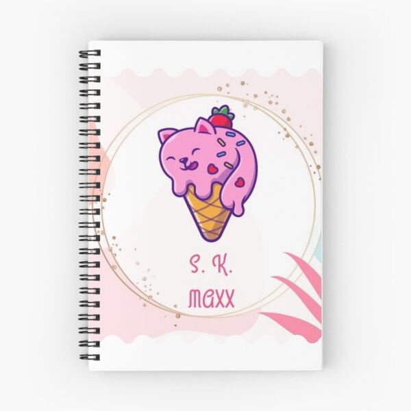 Item preview, Icecream sweet cat brand logo designed and sold by SKMAXX.