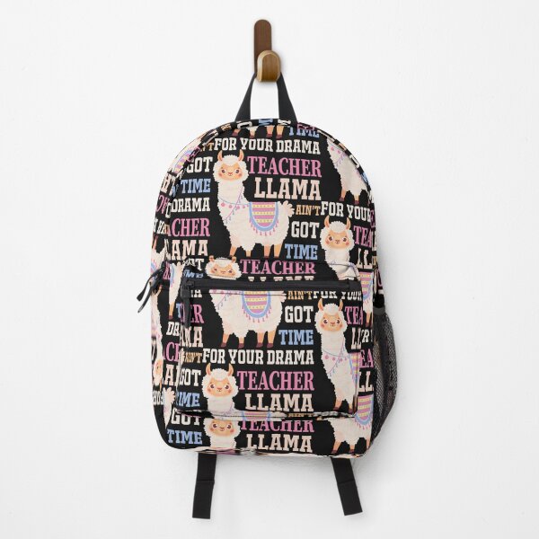 Item preview, Funny 100 Days Of School Quote Teacher Llama Ain't Got Time For Your Drama designed and sold by Theparticular.