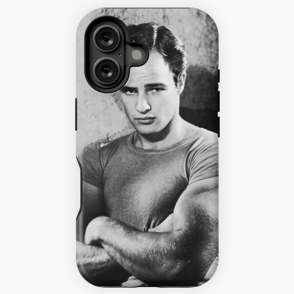 Item preview, Marlon Brando, Black and White, Vintage Art designed and sold by modernretro.