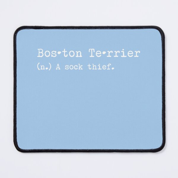 Item preview, A Sock Thief Boston Terrier Dog T-Shirt designed and sold by LynnetteKabelma.