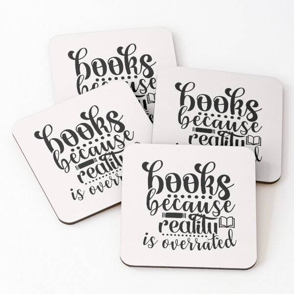 Item preview, Books because reality is overrated designed and sold by omaeth303.