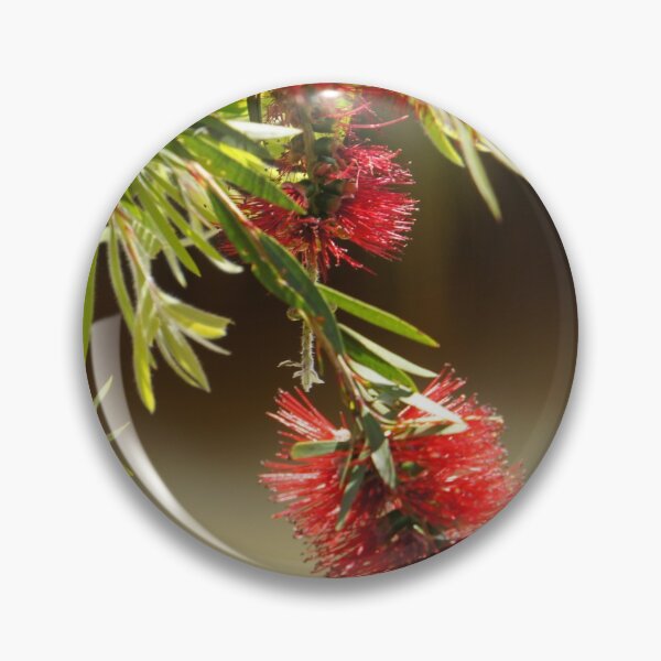 Item preview, Red bottle brush flowers designed and sold by Louisa Sahin.