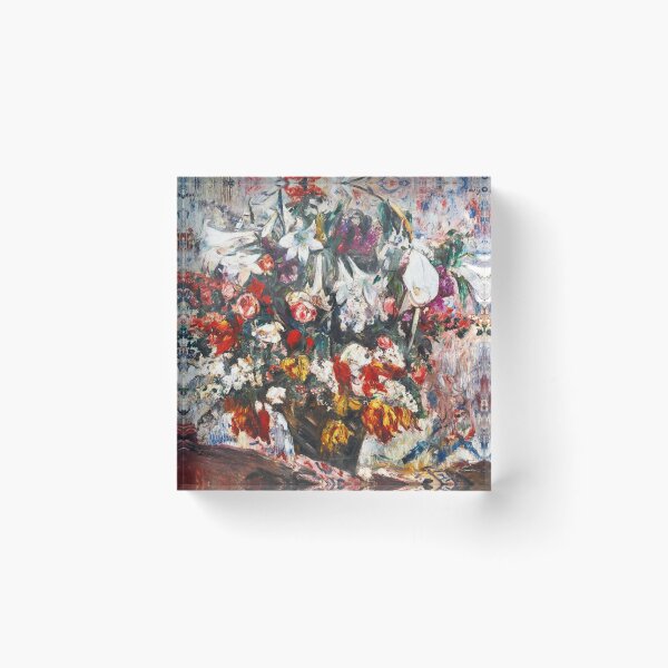 Item preview, Flower Basket with Amaryllis, Lilac, Roses and Tulips - Lovis Corinth designed and sold by 4You4U.