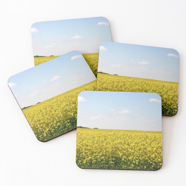 Item preview, Rapeseed field sky Polish landscape designed and sold by Monika Howarth.