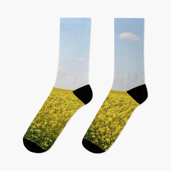 Item preview, Rapeseed field sky Polish landscape designed and sold by Monika Howarth.