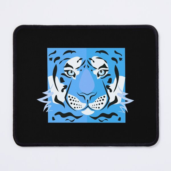 Item preview, Blue water square tiger New year Chinese zodiac designed and sold by Marharyta Ushakova.