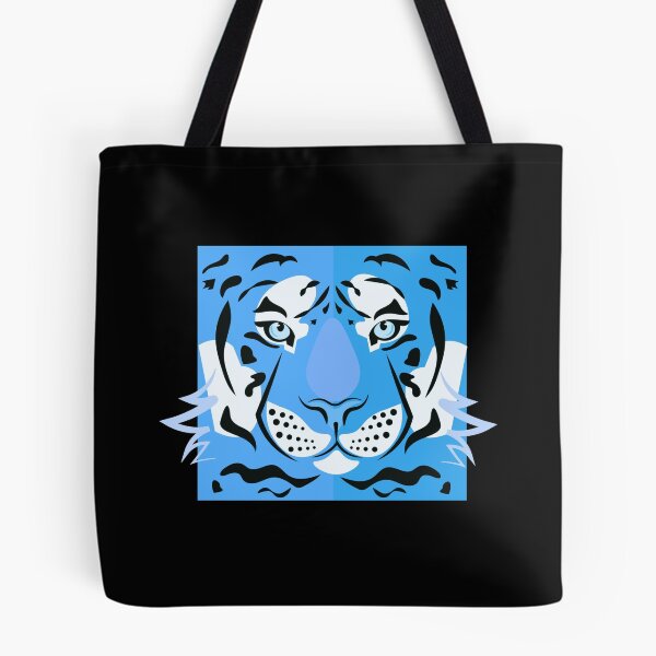 Item preview, Blue water square tiger New year Chinese zodiac designed and sold by Marharyta Ushakova.