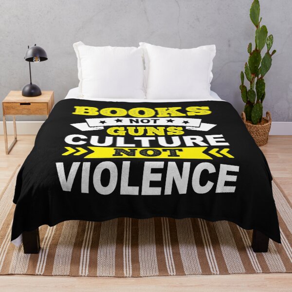 Item preview, Books not guns, culture not violence designed and sold by omaeth303.