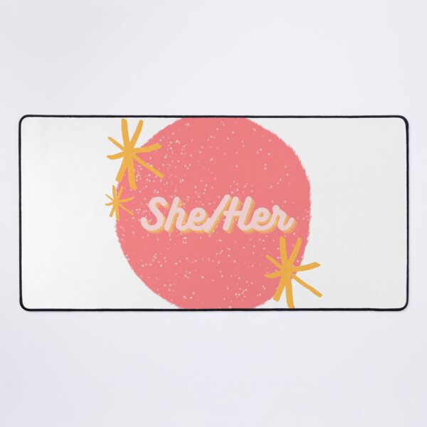 Item preview, She her pronouns designed and sold by mjalred.