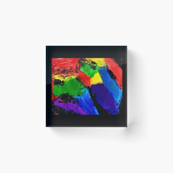 Item preview, Rainbow Abstract Acrylic Paint 2 designed and sold by Heichou1225.
