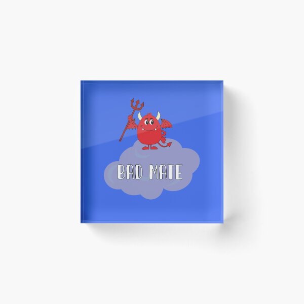 Item preview, Bad mate design of an imp on top of a cloud designed and sold by Martapp.