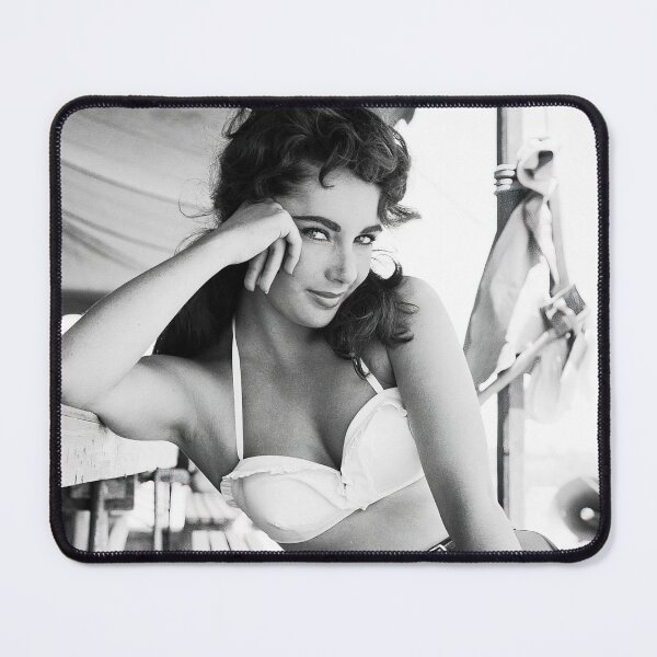 Item preview, Elizabeth Taylor, Black and White, Vintage Art designed and sold by modernretro.
