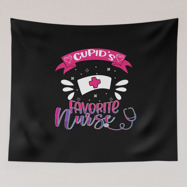 Item preview, Cute Nurse Valentine's Day Gift, Cupid's Favorite Nurse  designed and sold by Kitten2220.