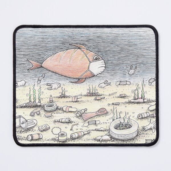 Item preview, sea,garbages and fish... designed and sold by Ercan BAYSAL.