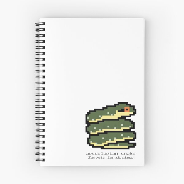 Item preview, Pixel Aesculapian Snake designed and sold by CheesyBugShop.