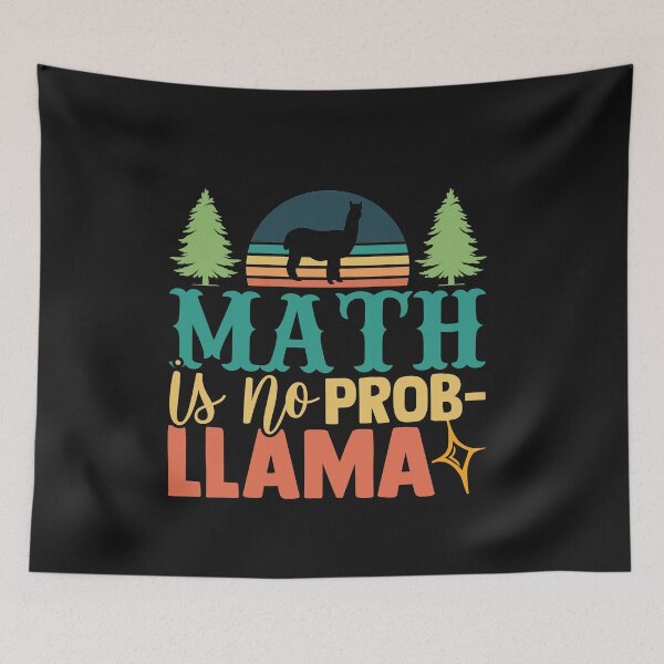 Item preview, Funny 100 Days Of School Quote Math Is No Prob Llama designed and sold by Theparticular.