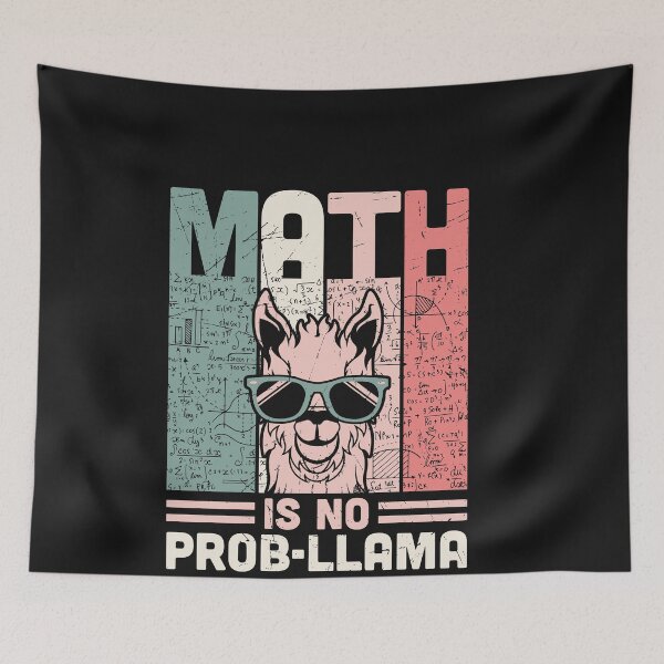 Item preview, Funny 100 Days Of School Quote Math Is No Prob Llama designed and sold by Theparticular.