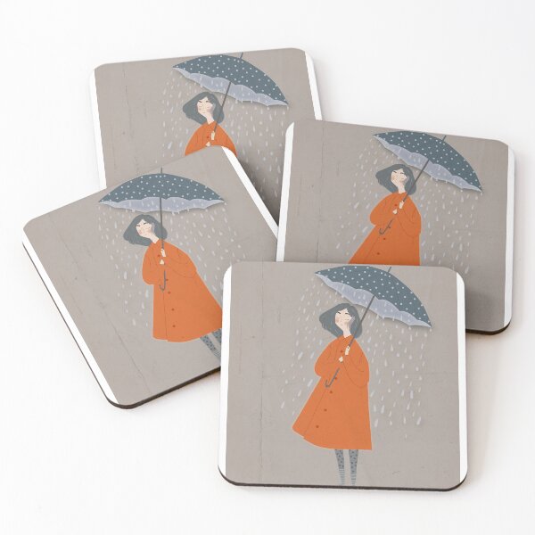 Item preview, Girl With Umbrella designed and sold by veerudesigns.