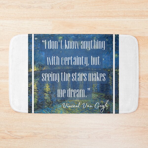 Item preview, Vincent Van Gogh Quote - Stars and Dreams Vinspiration designed and sold by superbling.