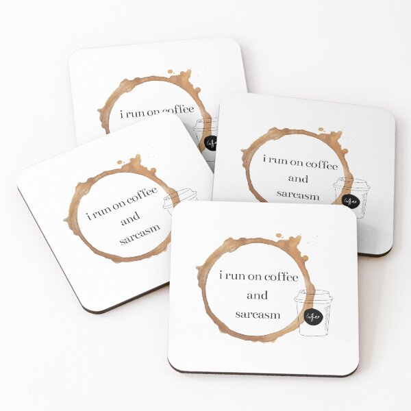 Item preview, i run on coffee and sarcasm designed and sold by orbsight.